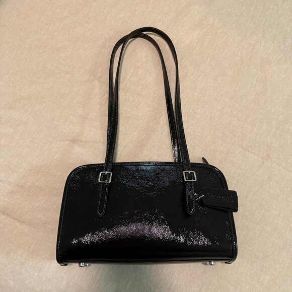 Coach Patent Leather Swing Zip Bag - Picture 2 of 10